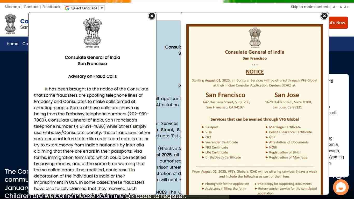 Consulate General of India, San Francisco, USA